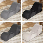 Mjkone Chaise longue de yoga en velours, chaises de yoga incurvées modernes pour adultes pour l'étirement, la relaxation, l'exercice