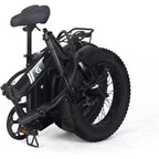 Vélo électrique pour adultes, E-Bike pliant avec pneus larges 20 x 4,0, batterie amovible 48 V et 7 vitesses, idéal pour les trajets quotidiens