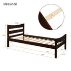 Lit plateforme double en bois Whisen Morden Design avec tête de lit