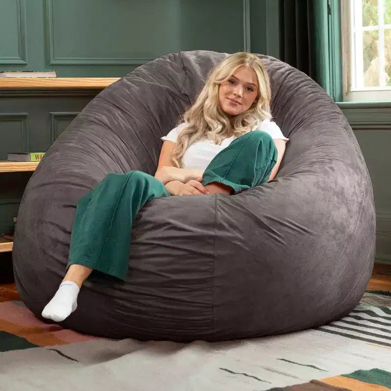Jaxx Cocoon de 6 pieds – Grand pouf pour adultes