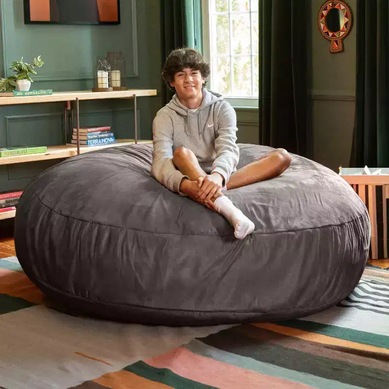 Jaxx Cocoon de 6 pieds – Grand pouf pour adultes