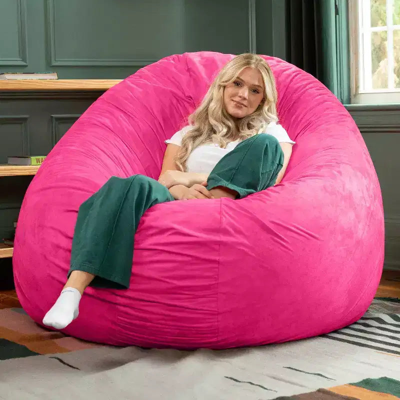 Jaxx Cocoon de 6 pieds – Grand pouf pour adultes