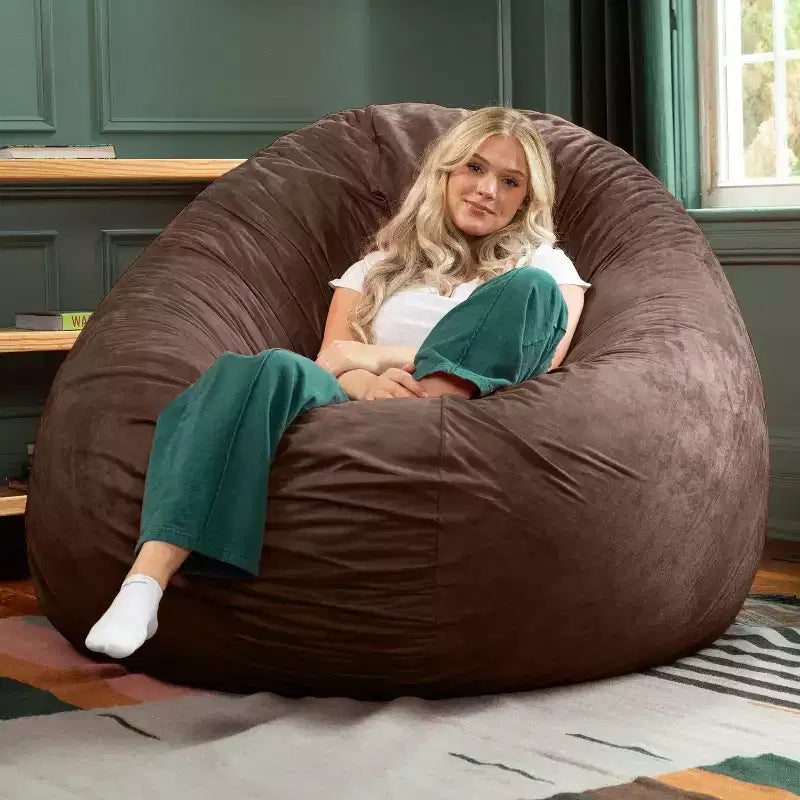 Jaxx Cocoon de 6 pieds – Grand pouf pour adultes