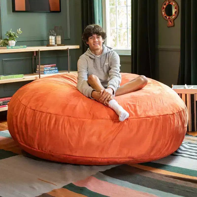 Jaxx Cocoon de 6 pieds – Grand pouf pour adultes