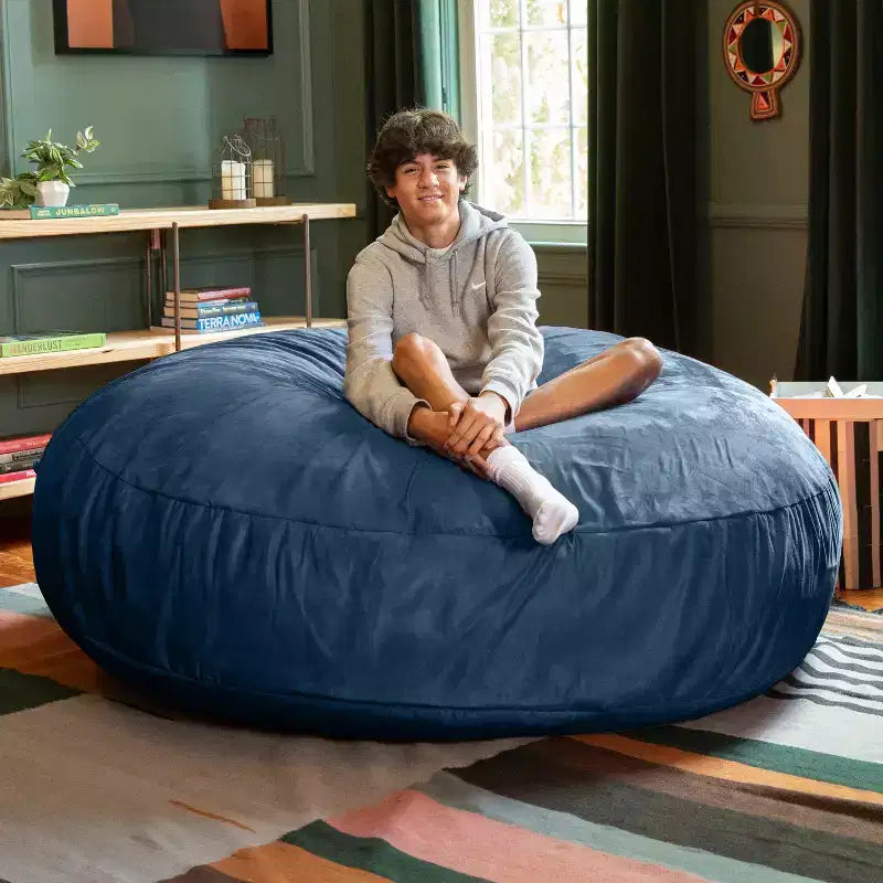 Jaxx Cocoon de 6 pieds – Grand pouf pour adultes