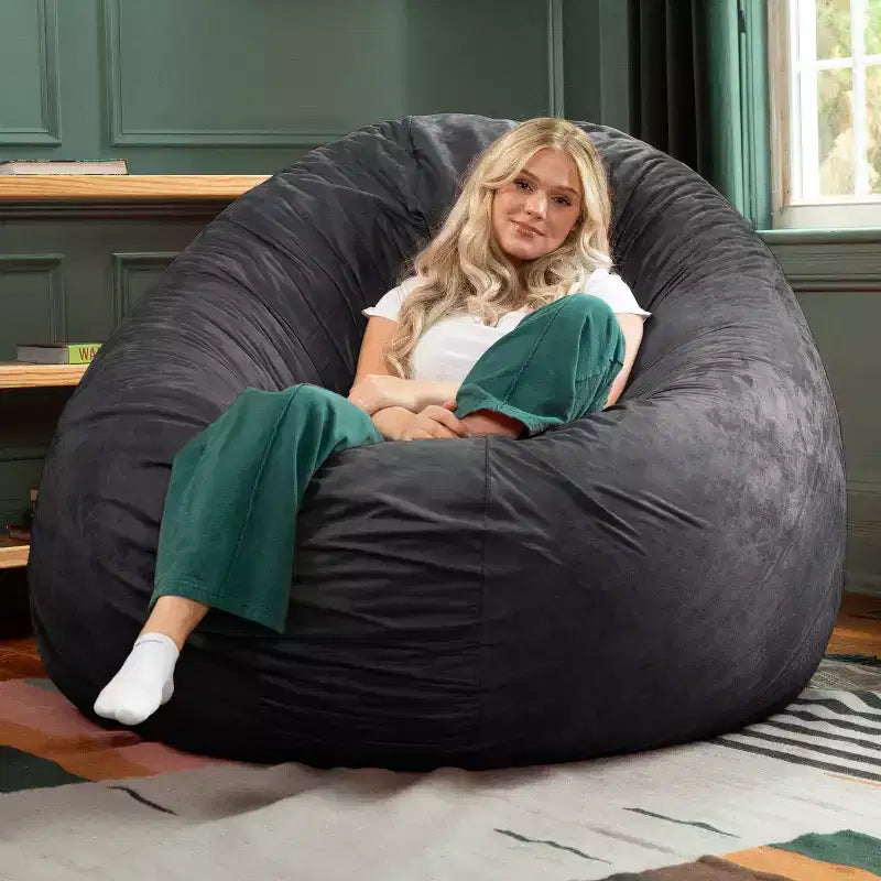 Jaxx Cocoon de 6 pieds – Grand pouf pour adultes