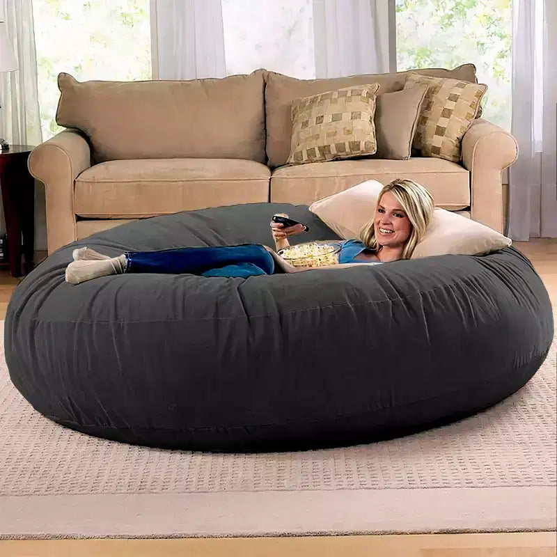 Jaxx Cocoon de 6 pieds – Grand pouf pour adultes