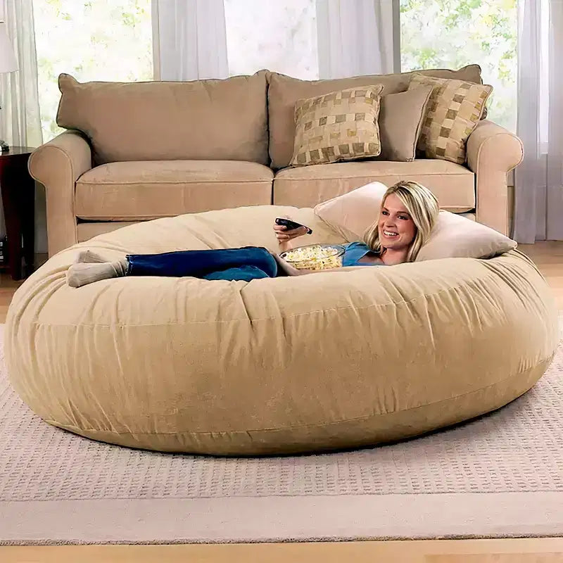 Jaxx Cocoon de 6 pieds – Grand pouf pour adultes