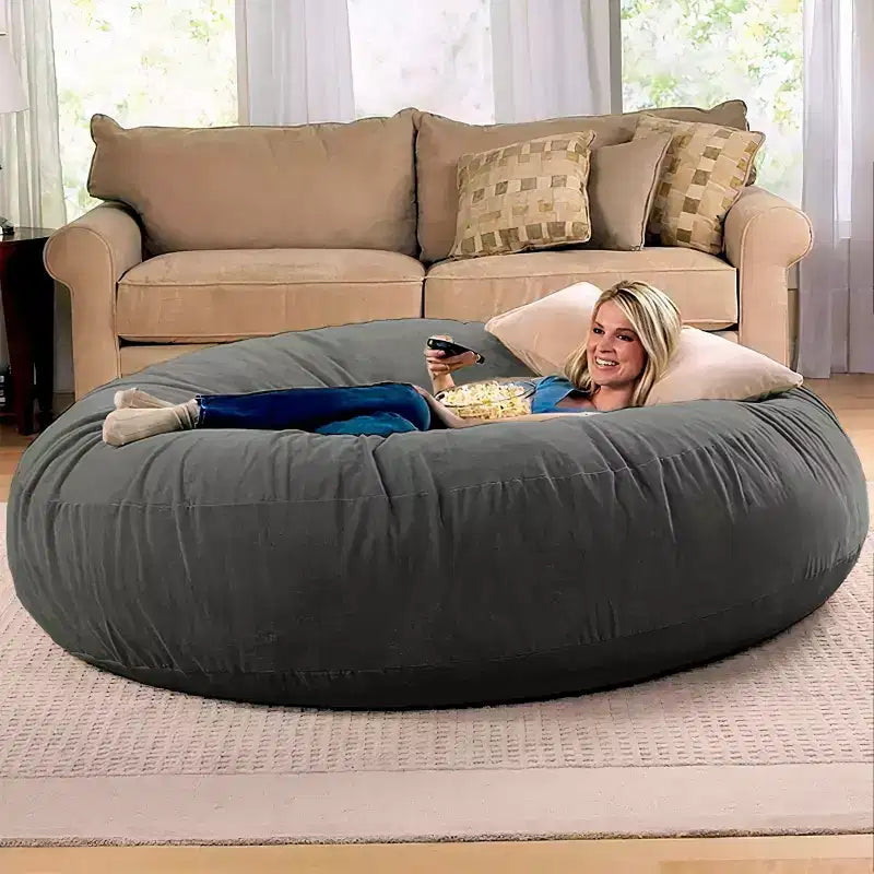 Jaxx Cocoon de 6 pieds – Grand pouf pour adultes