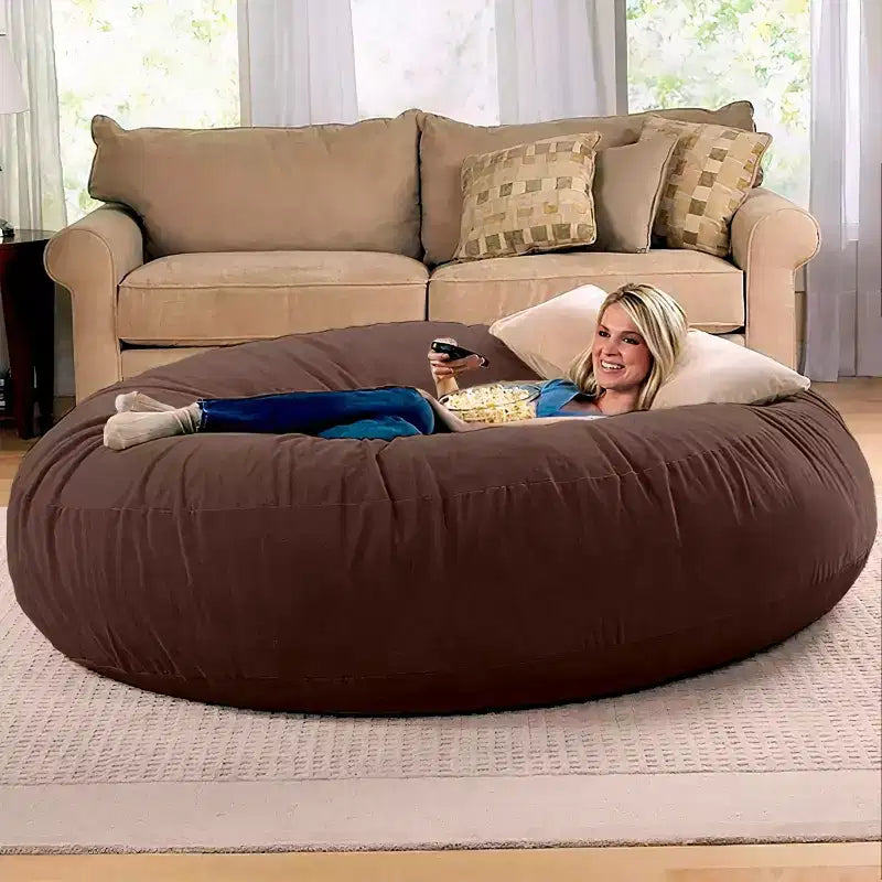 Jaxx Cocoon de 6 pieds – Grand pouf pour adultes