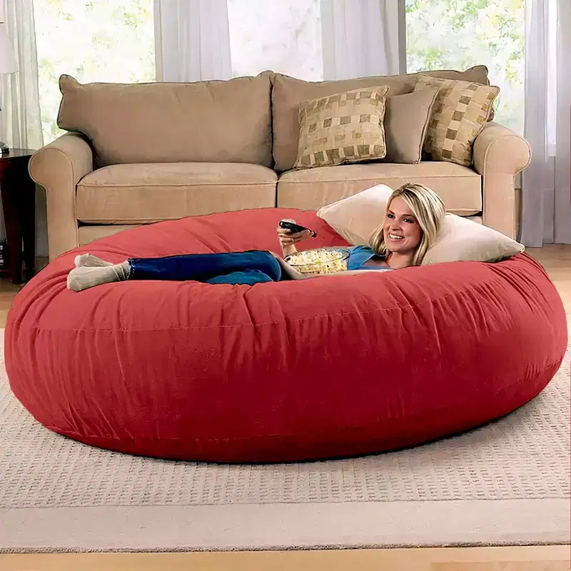 Jaxx Cocoon de 6 pieds – Grand pouf pour adultes