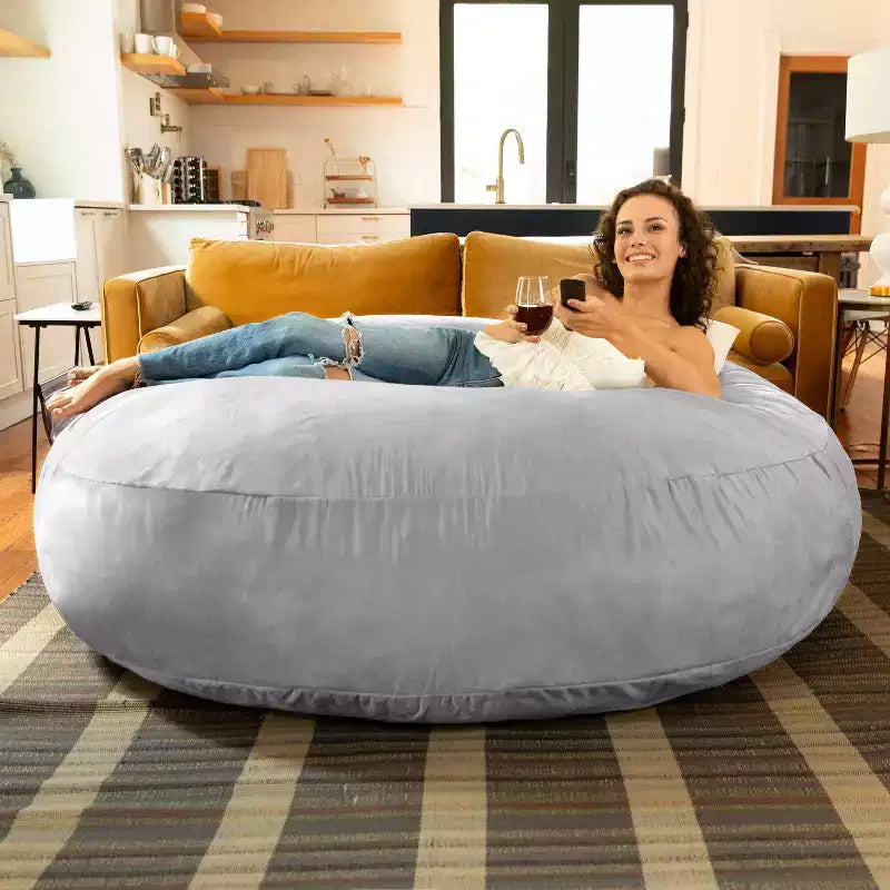Jaxx Cocoon de 6 pieds – Grand pouf pour adultes