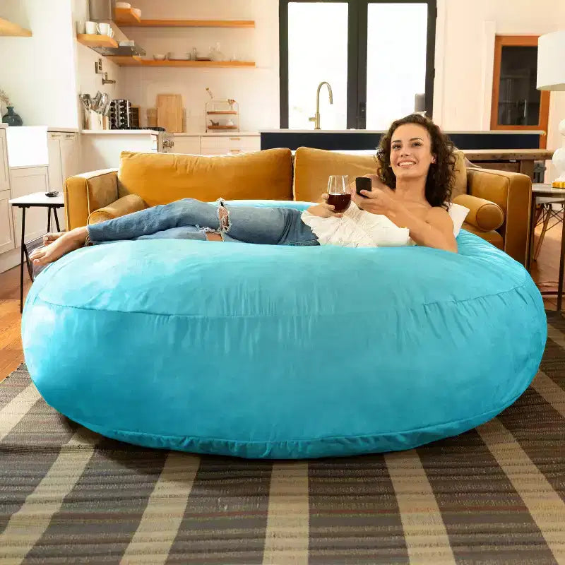 Jaxx Cocoon de 6 pieds – Grand pouf pour adultes