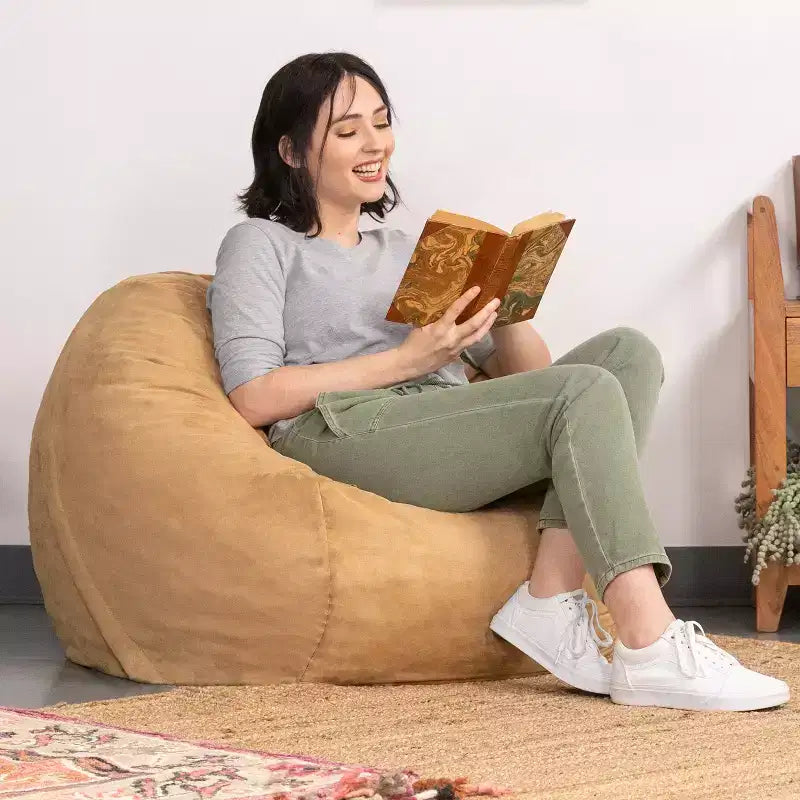 Pouf Jaxx Saxx de 90 cm avec housse amovible
