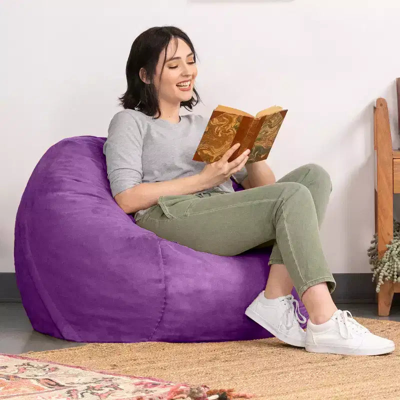 Pouf Jaxx Saxx de 90 cm avec housse amovible