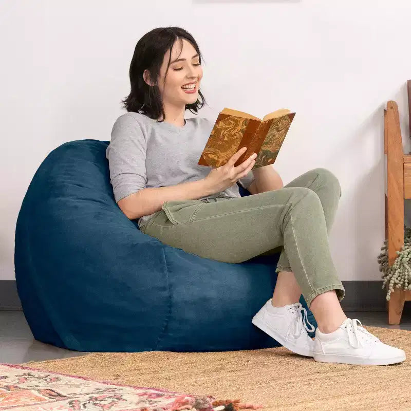 Pouf Jaxx Saxx de 90 cm avec housse amovible