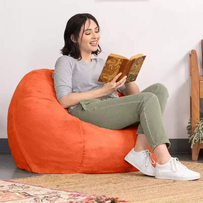 Pouf Jaxx Saxx de 90 cm avec housse amovible