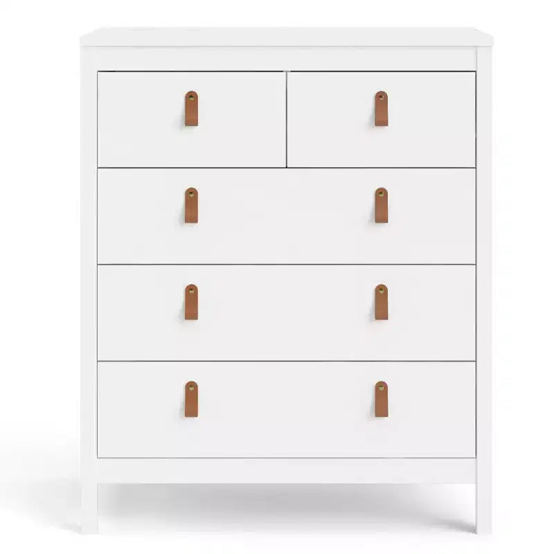 Tvilum, Madrid 5 Drawer Chest , White