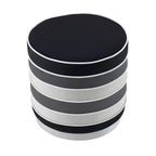 Pou ottoman rond multi-couches en velours Cory Nicole Miller