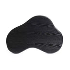 LuxenHome Table d'appoint en bois noir de forme irrégulière, Table d'appoint en bois minimaliste moderne de 50,8 cm de haut, Tables basses pour salon, chambre à coucher