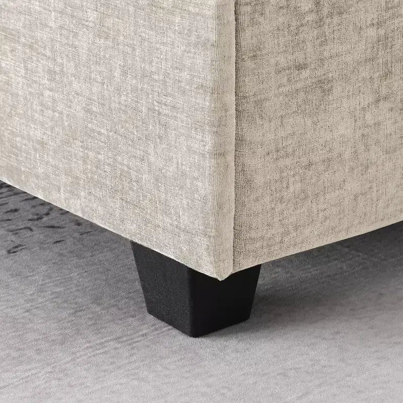 Canapé sectionnel en forme de U Whisen, ensemble de canapé d'angle en chenille 6 places avec méridienne surdimensionnée