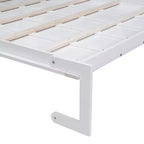 Lit escamotable Queen Size Whisen, se replie en armoire avec coussin, facile à utiliser
