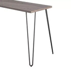 Bureau en L Ameriwood Home Haven avec étagère surélevée
