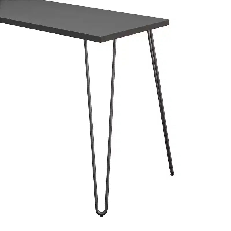 Bureau en L Ameriwood Home Haven avec étagère surélevée