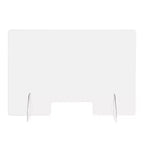 Yescom Lot de 3 Écrans de Protection en Acrylique 36x24 Panneau de Sécurité de Table Séparateur de Bureau