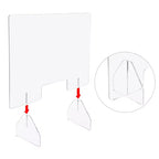 Yescom Lot de 3 Écrans de Protection en Acrylique 36x24 Panneau de Sécurité de Table Séparateur de Bureau
