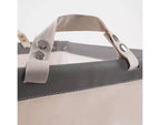 Panier à linge roulant commercial en toile blanc naturel Seville Classics, 22 P x 16 L x 27 H