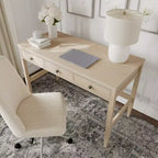 Bureau à 3 tiroirs Martha Stewart Rhett avec pieds fuselés