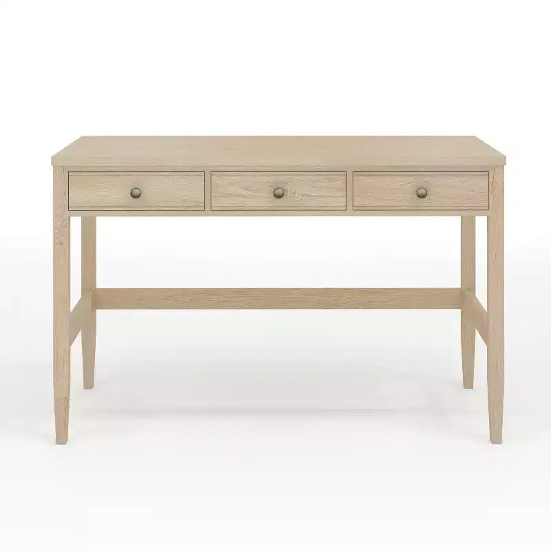 Bureau à 3 tiroirs Martha Stewart Rhett avec pieds fuselés