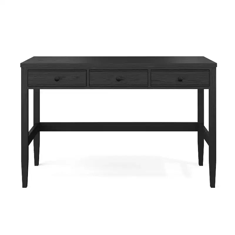 Bureau à 3 tiroirs Martha Stewart Rhett avec pieds fuselés