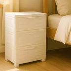Sunnydaze Meuble de rangement à 3 tiroirs en plastique robuste - 29,5