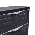Sunnydaze Meuble de rangement à 3 tiroirs en plastique robuste - 29,5