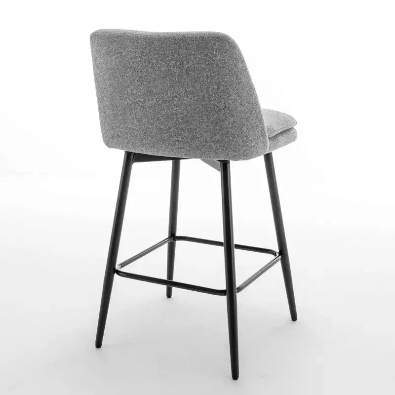 Tabourets de bar Vatros réglables en hauteur, pivotants à 360°, lot de 2