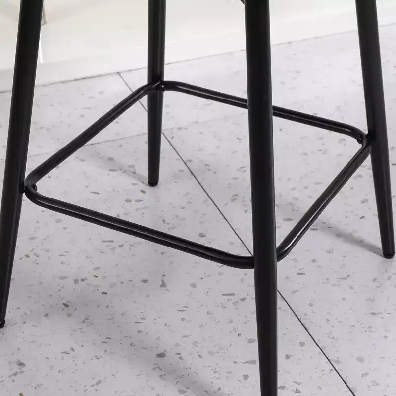 Tabourets de bar Vatros réglables en hauteur, pivotants à 360°, lot de 2