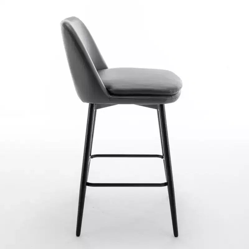 Tabourets de bar Vatros réglables en hauteur, pivotants à 360°, lot de 2