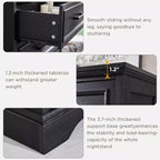 Commode SinCiDo à 8 tiroirs pour chambre à coucher, commode rustique en bois de style ferme avec poignée en métal, organisateur de tiroirs rustique de 52 po de large