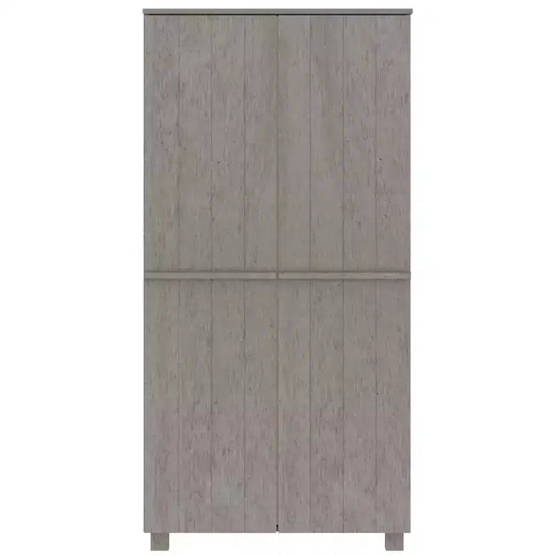 vidaXL HAMAR Armoire Gris clair 35x19.7x70.9 Bois de pin massif
