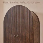 SinCiDo Armoire à arcades, armoire de garde-manger de 180 cm de hauteur, avec étagères réglables et 2 grands tiroirs, armoire, pour salon, salle de bain, cuisine