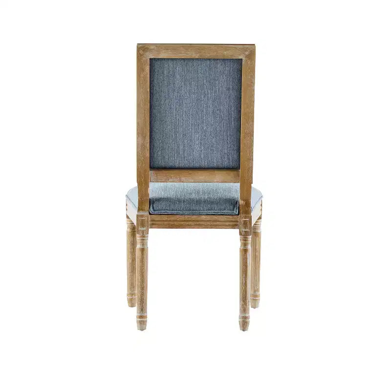 Chaise de salle à manger rembourrée Christopher Knight Home Carina en bois d'hévéa de style campagnard français (lot de 4)