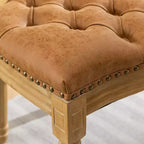 Chaise de salle à manger en bois massif de style français Vatros