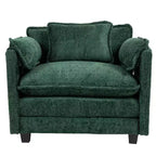 Chic Crate - Canapé-lit convertible Boucle avec pouf - Couchage de 140 cm de large, coussins profonds et accoudoirs épais - Salon/Chambre à coucher - 3 couleurs luxueuses