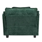 Chic Crate - Canapé-lit convertible Boucle avec pouf - Couchage de 140 cm de large, coussins profonds et accoudoirs épais - Salon/Chambre à coucher - 3 couleurs luxueuses