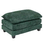 Chic Crate - Canapé-lit convertible Boucle avec pouf - Couchage de 140 cm de large, coussins profonds et accoudoirs épais - Salon/Chambre à coucher - 3 couleurs luxueuses