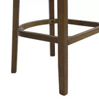 Christopher Knight Home Marie Tabourets de bar contemporains en bois d'hévéa rembourrés avec dossier incurvé en rotin (Lot de 2)