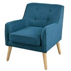 Christopher Knight Home Calix, fauteuil d'appoint rembourré capitonné, style moderne du milieu du siècle