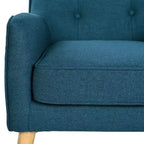 Christopher Knight Home Calix, fauteuil d'appoint rembourré capitonné, style moderne du milieu du siècle